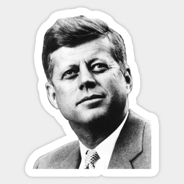 President John F. Kennedy Sticker by warishellstore